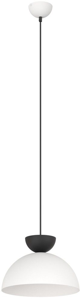 Emibig Lunaro lampe suspendue 1x12 W blanc-noir 1475/1L