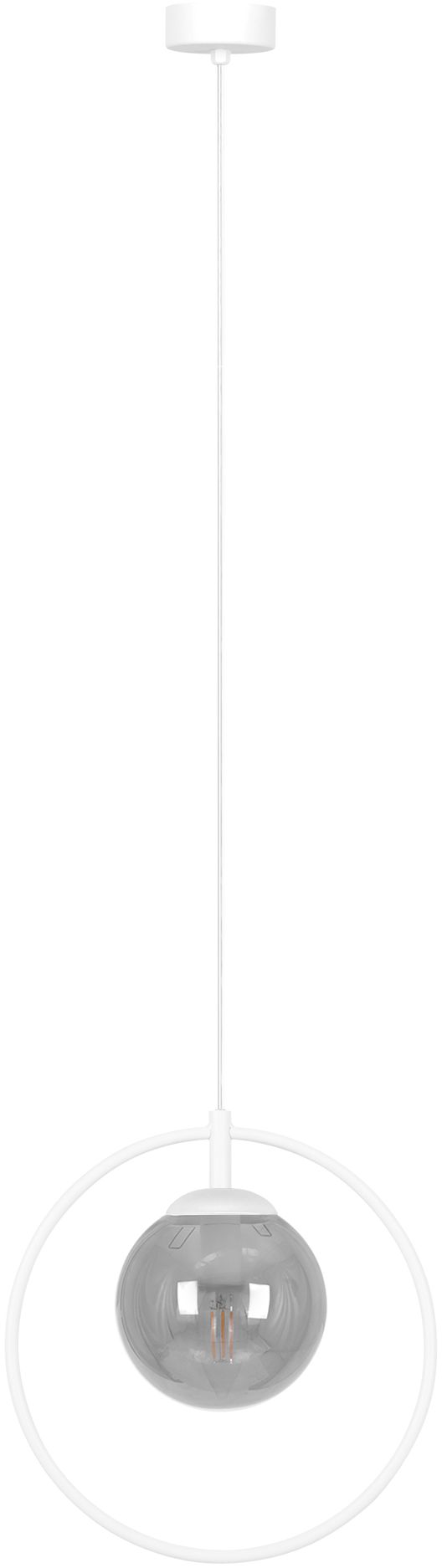 Kaja Arlena lampe suspendue 1x10 W blanc-graphite K-5475