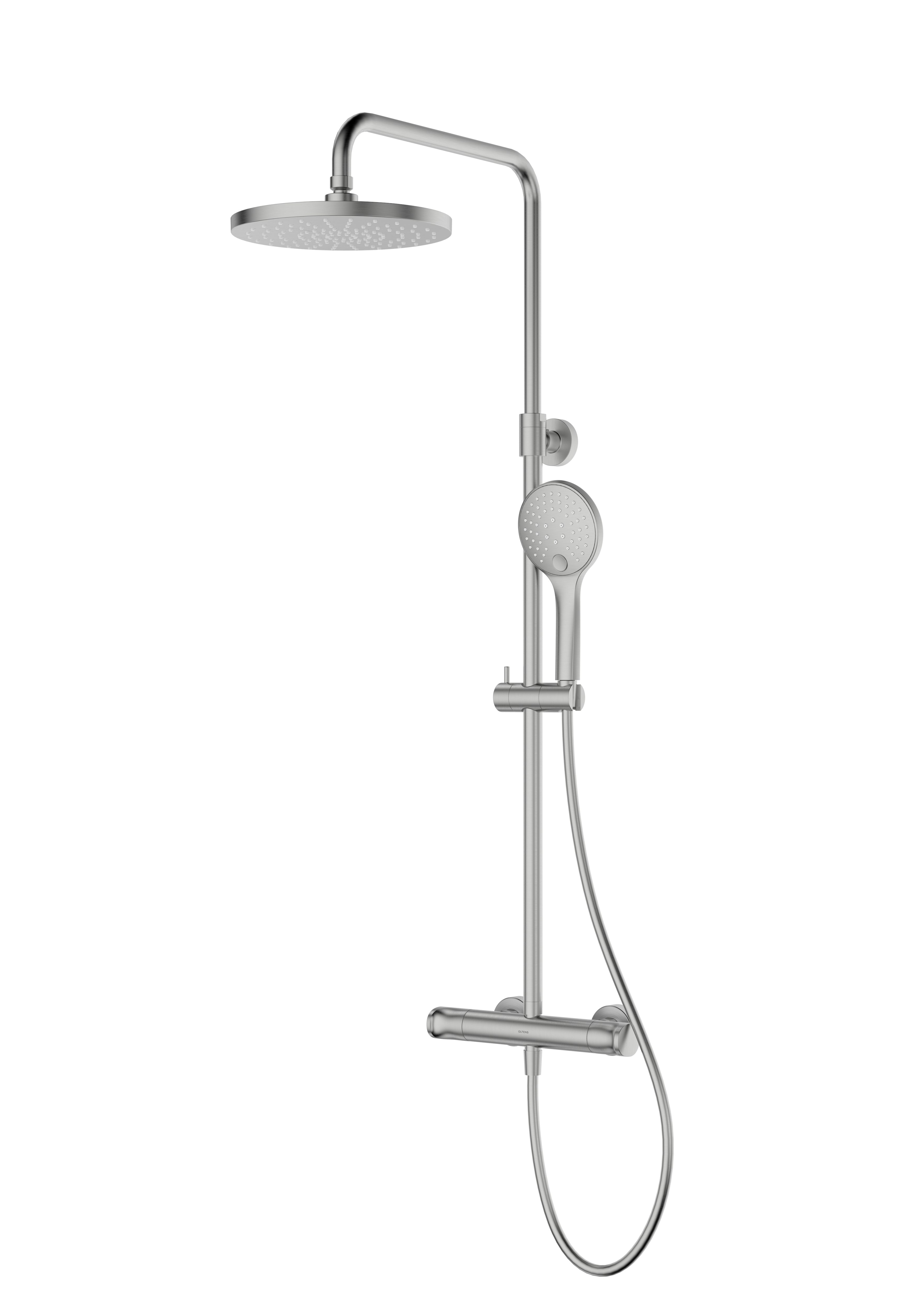 Oltens Vatten ensemble de douche mural avec thermostat oui nickel 36505910