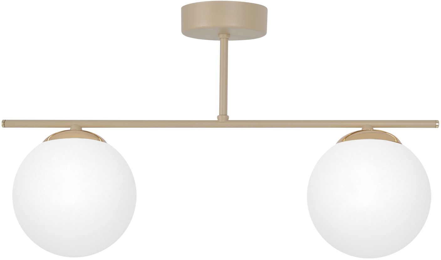 Kaja Savia plafonnier 2x10 W blanc-doré-beige K-5791