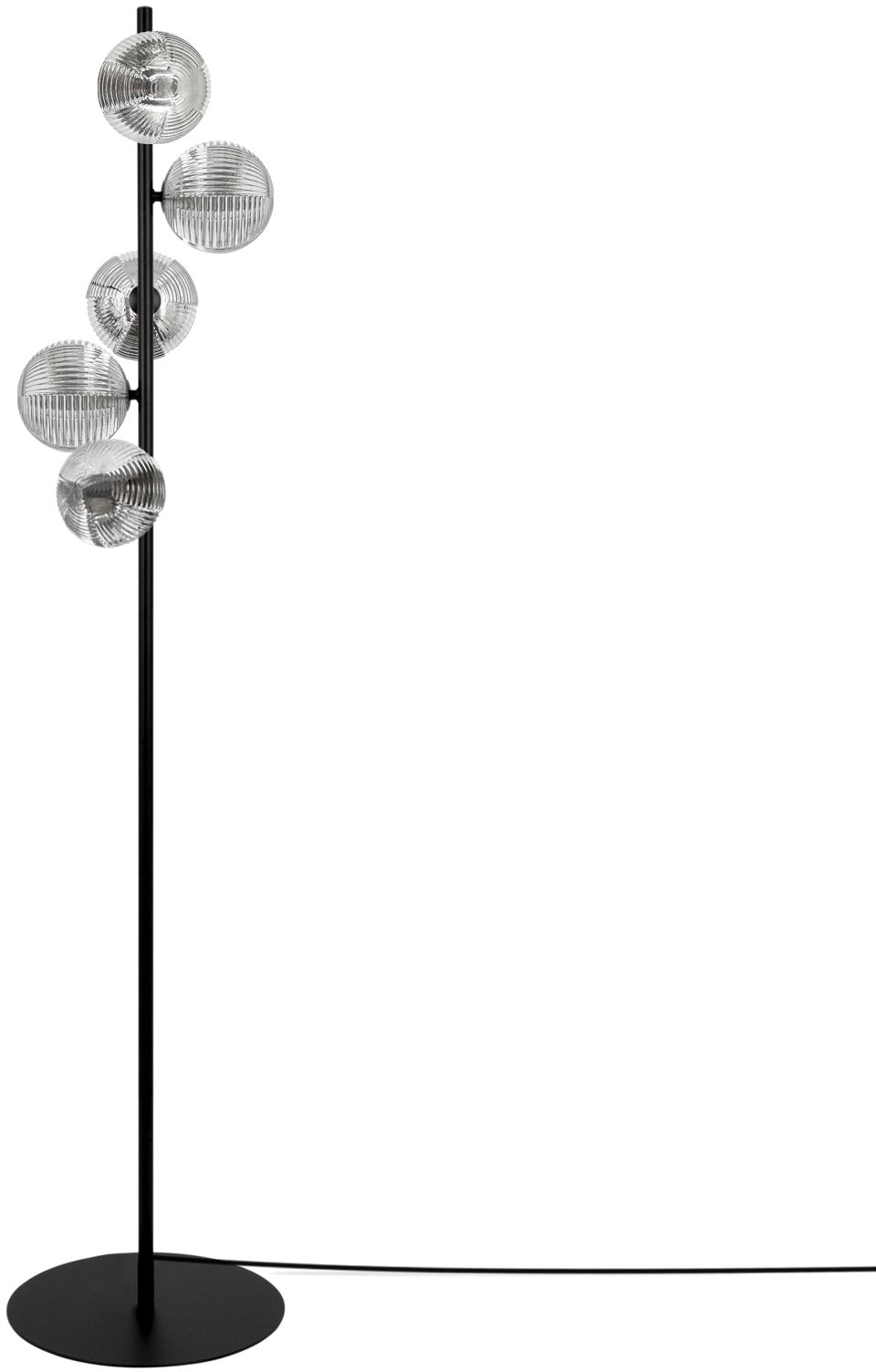 Kaja Monza lampadaire 5x10 W noir-graphite K-5705