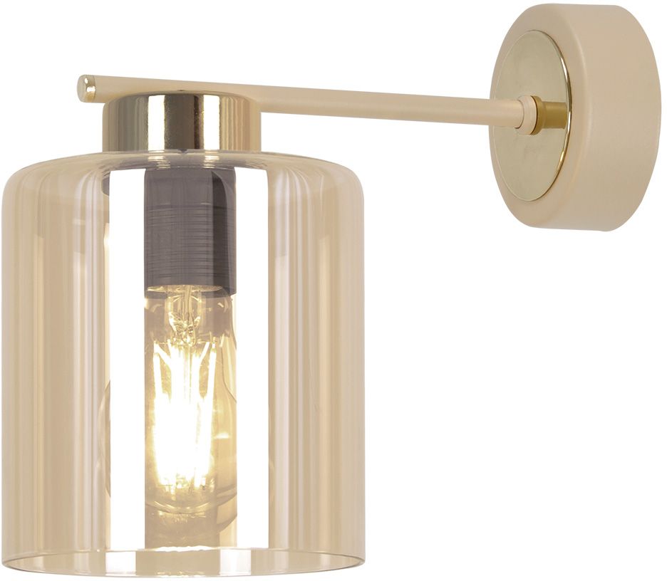 Kaja Vanes applique murale 1x15 W doré-ambre-beige K-5813