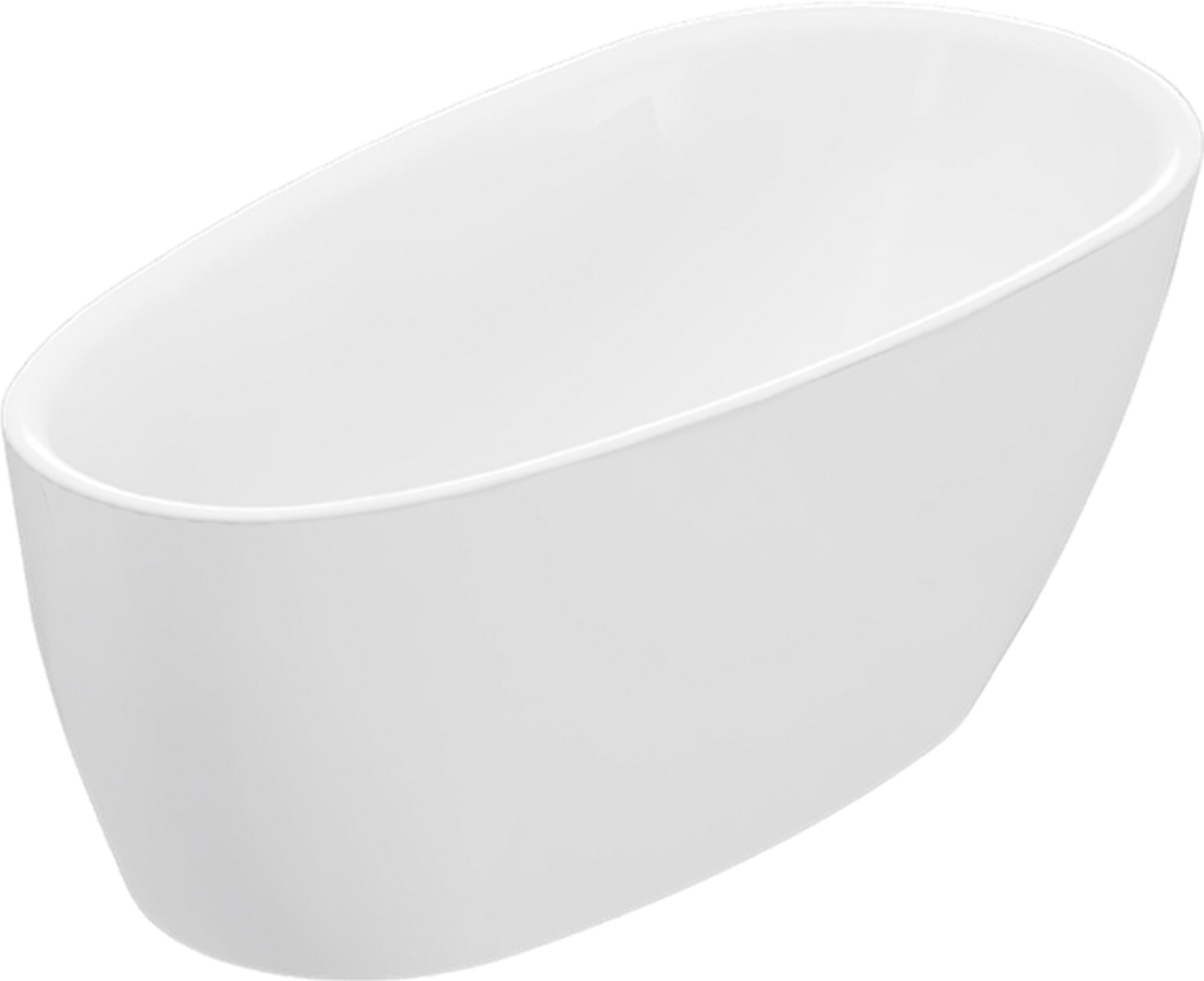 Excellent Olia 2.0 baignoire autoportante 160x75 cm ovale blanc WAEX.OLI2.16WHM