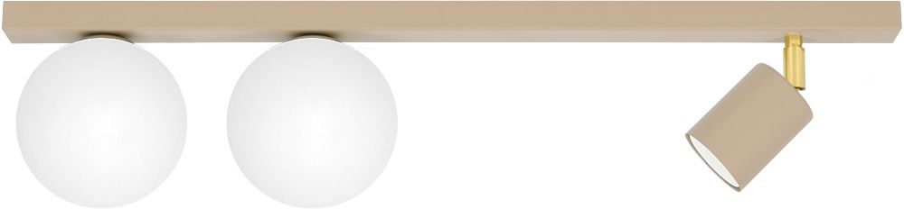 Kaja Aspa plafonnier 3x10 W blanc-doré-beige K-5830