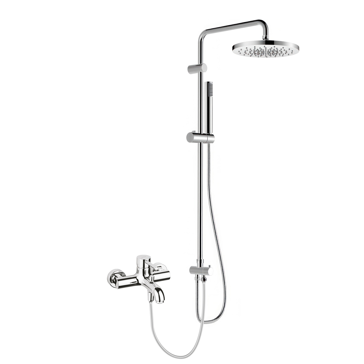 Set ensemble de douche Oltens Molle 36020100, mitigeur bain-douche Oltens Molle 34000100