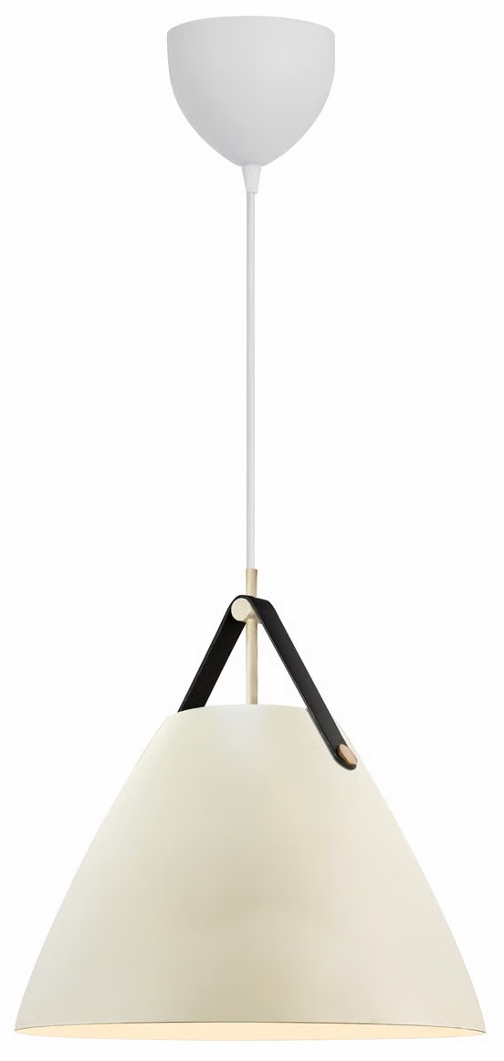 Nordlux Strap lampe suspendue 1x40 W beige 84343008