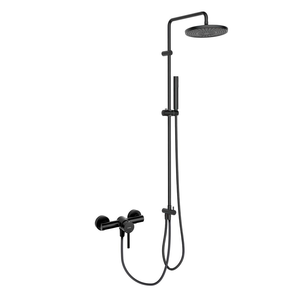 Set ensemble de douche Oltens Molle 36020300, mitigeur de douche Oltens Molle 33000300