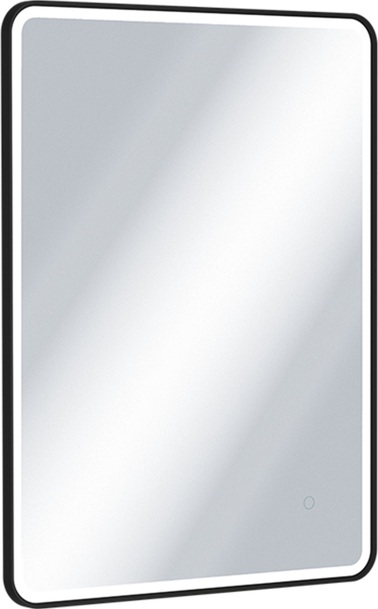 Excellent Corido miroir 60x80 cm rectangulaire avec éclairage oui noir DOEX.CO080.060.BL