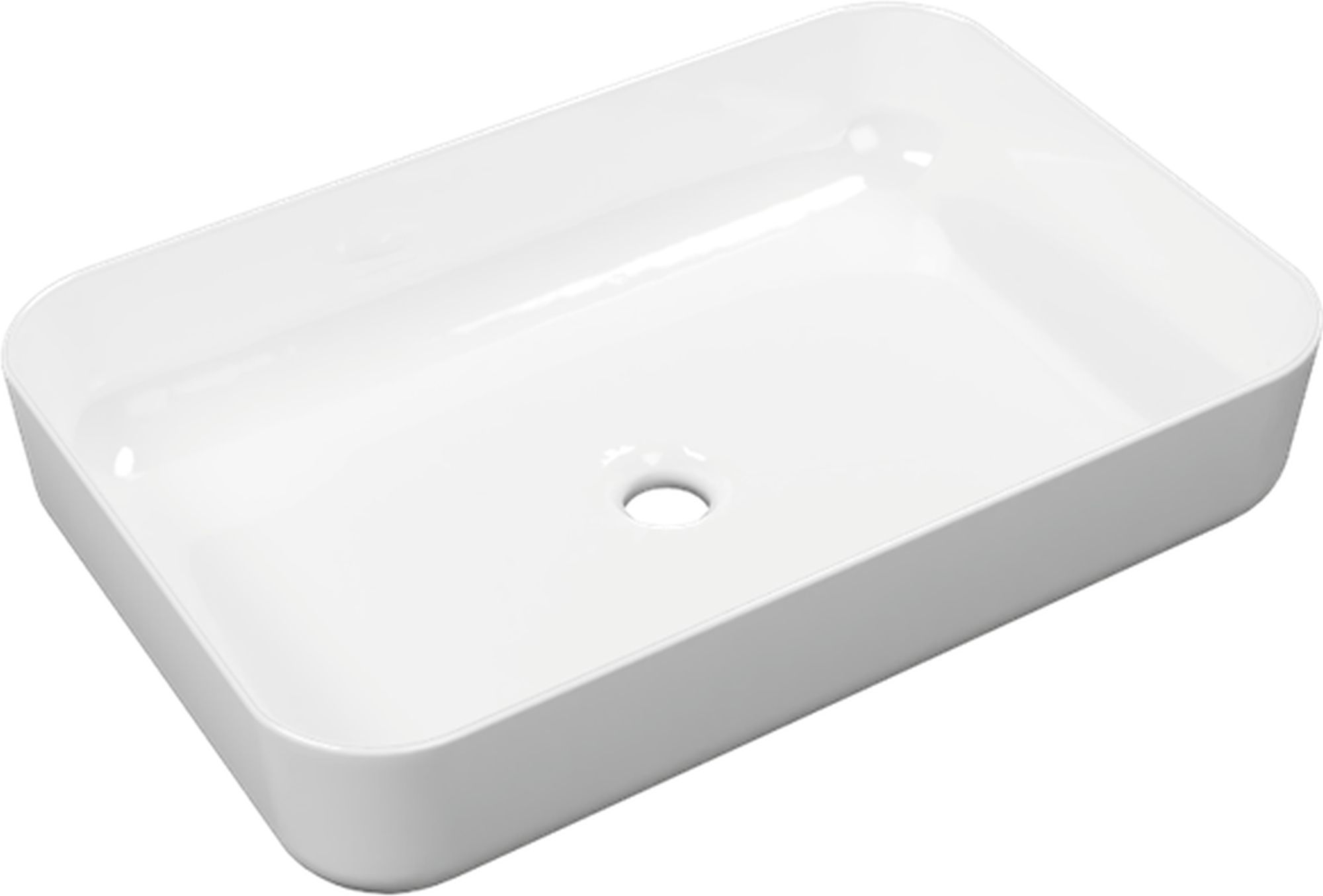 Excellent Cori 2.0 lavabo 58x38 cm rectangulaire à poser blanc CEEX.6901.580.WH