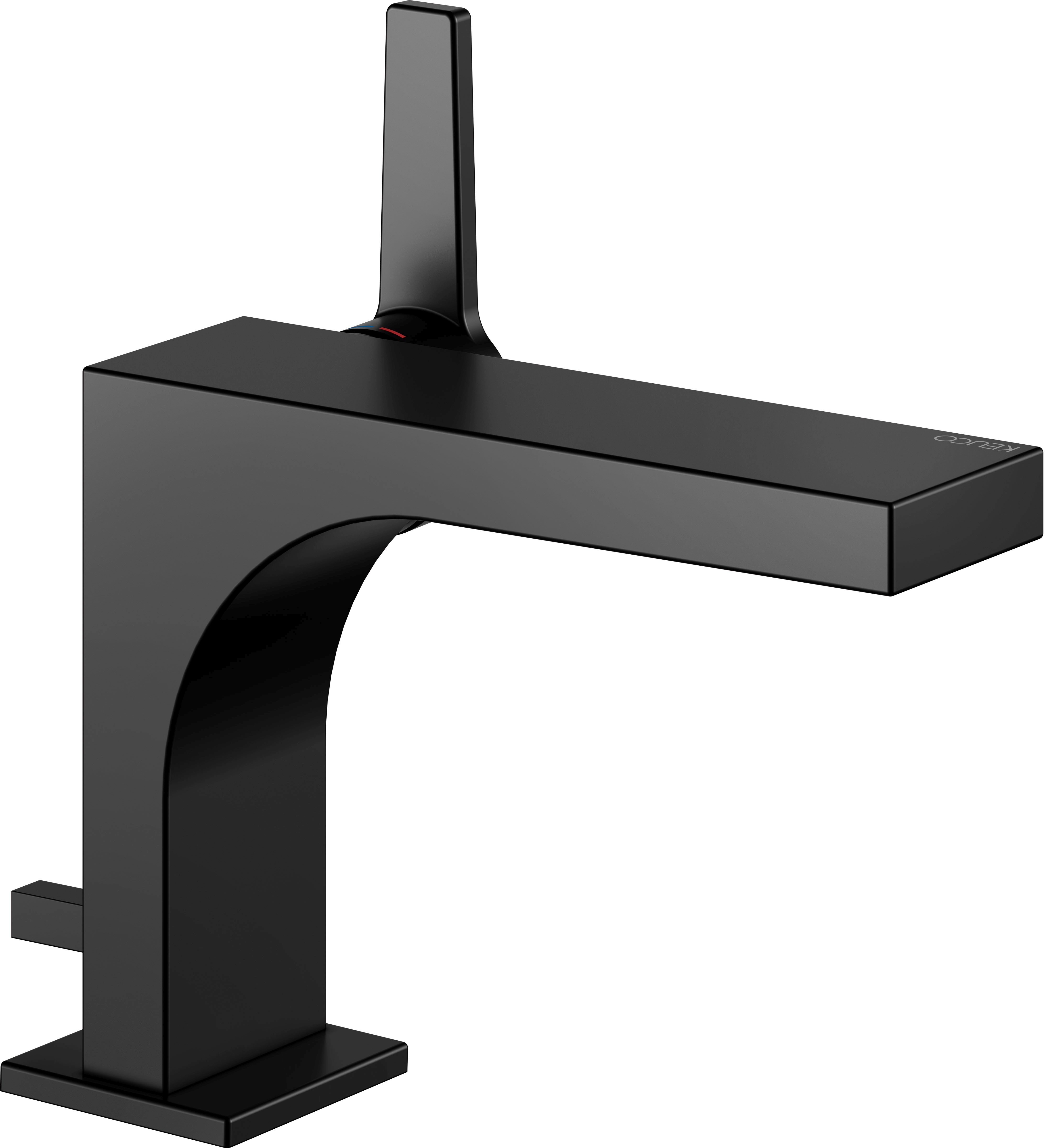 Keuco Edition 11 mitigeur de lavabo sur pied noir 51104370000