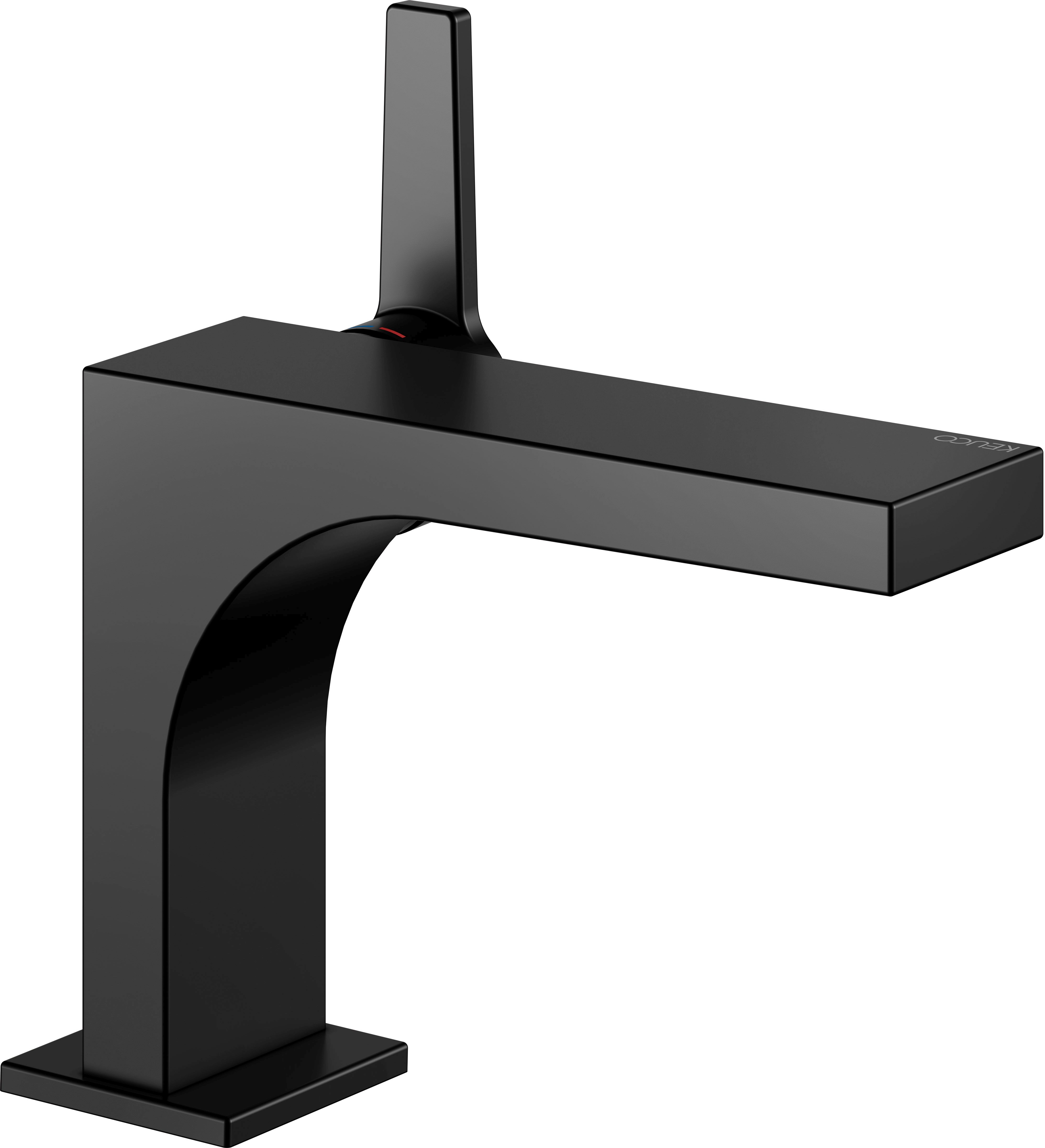 Keuco Edition 11 mitigeur de lavabo sur pied noir 51104370100