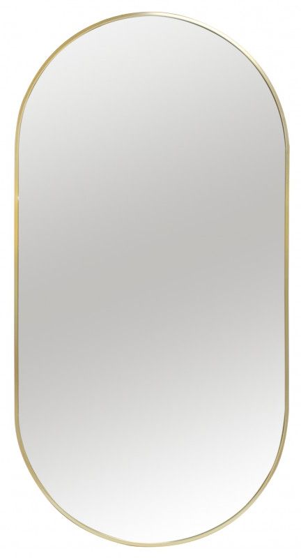Ars Longa Scandi miroir 50x100 cm ovale doré SCANDI50100-ZS