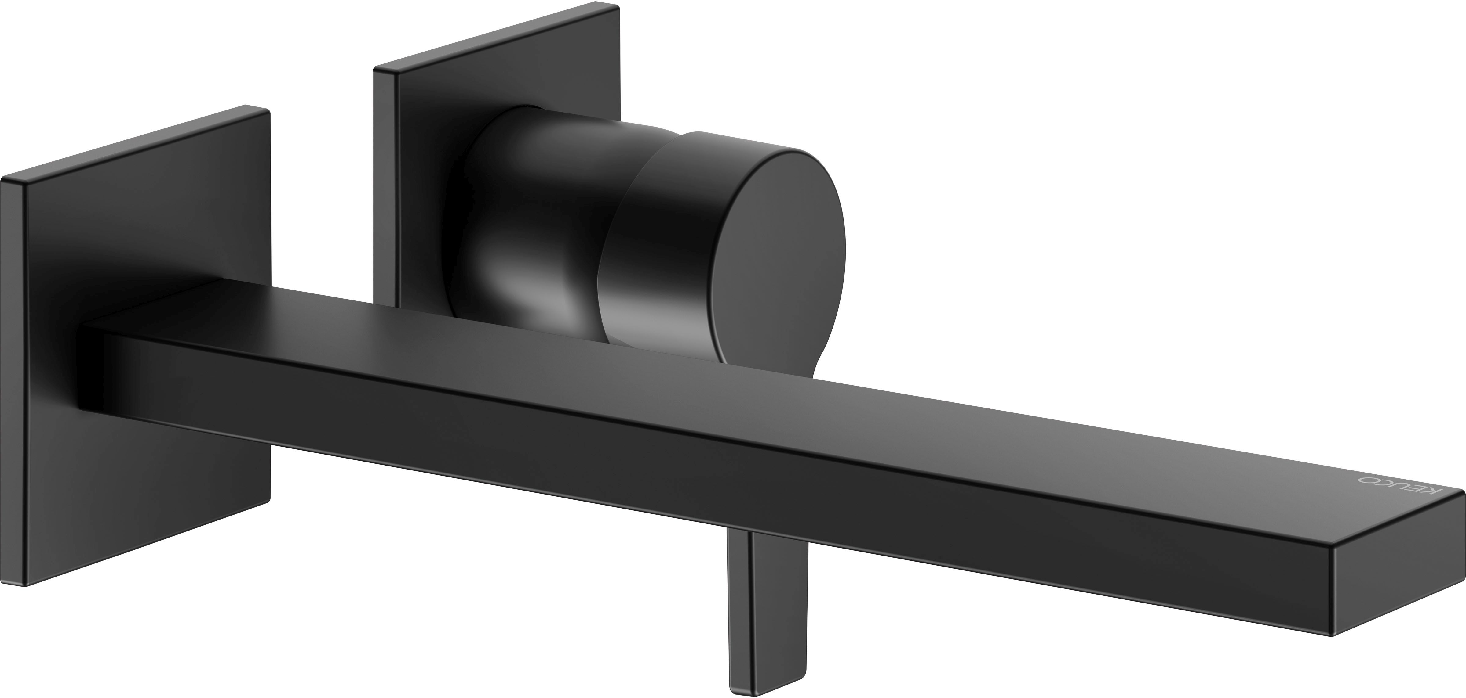 Keuco Edition 11 mitigeur de lavabo encastrée noir 51116370202