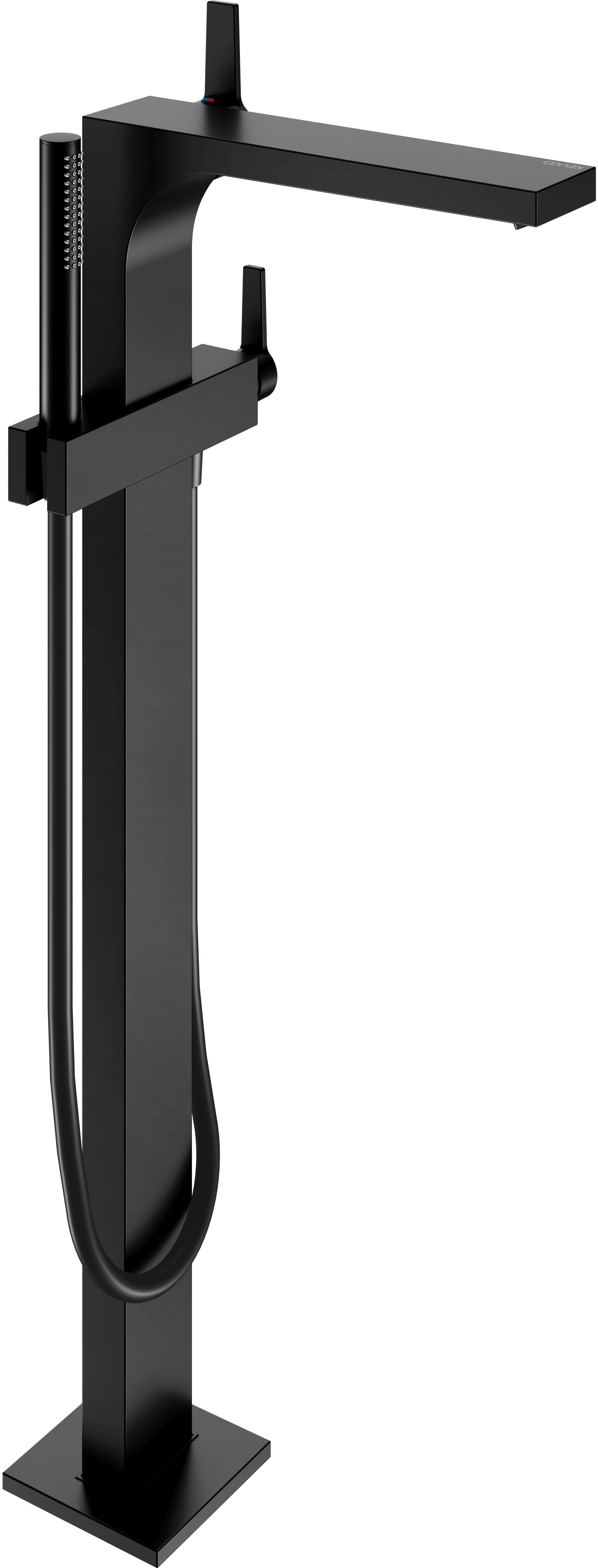 Keuco Edition 11 mitigeur bain-douche autoportante noir 51127370100