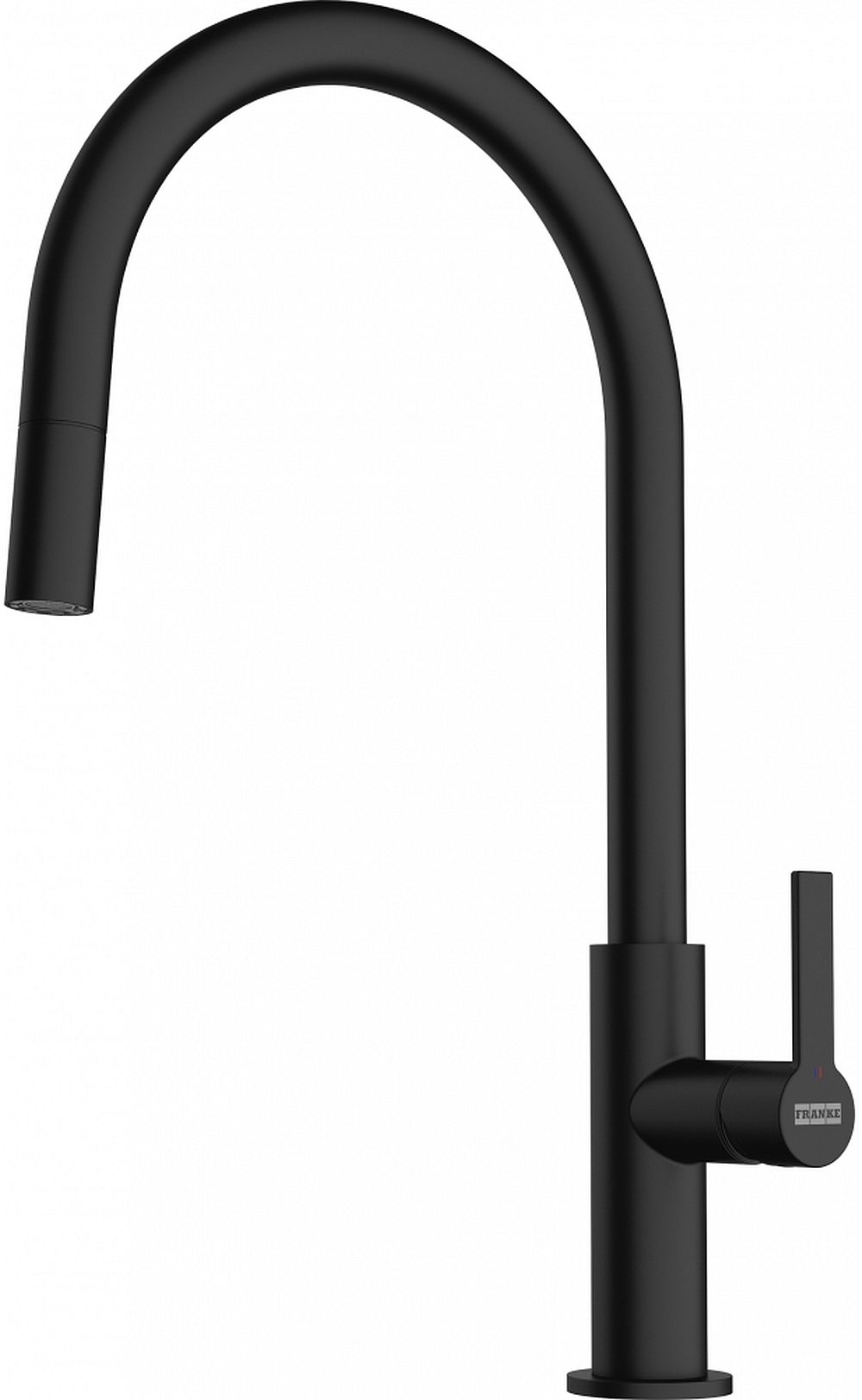 Franke Maris Slim J Pull-Out mitigeur de cuisine sur pied noir 115.0728.389