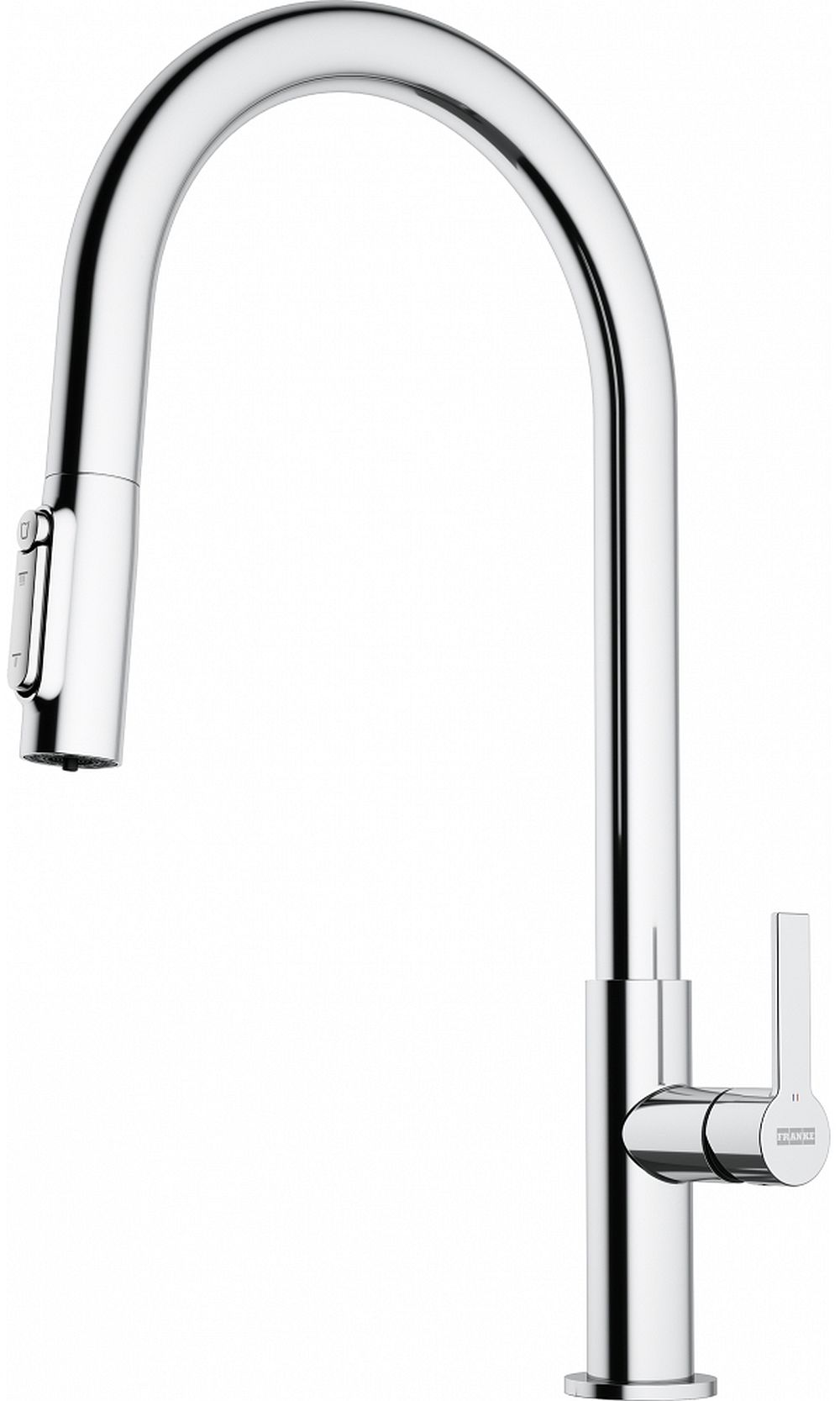Franke Maris Slim Clear Water J Pull-Out mitigeur de cuisine sur pied chrome 120.0730.870