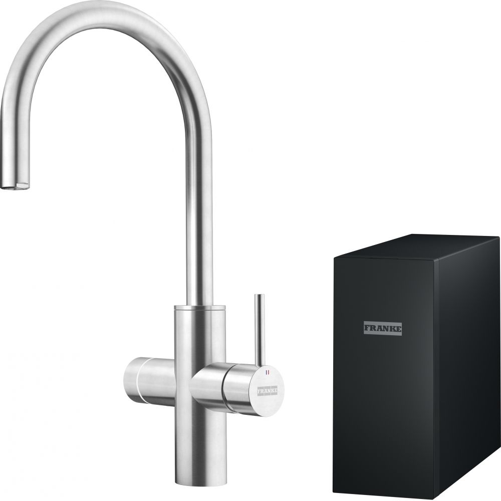 Franke Mythos Water Hub Sparkling mitigeur de cuisine sur pied acier inoxydable 160.0708.956