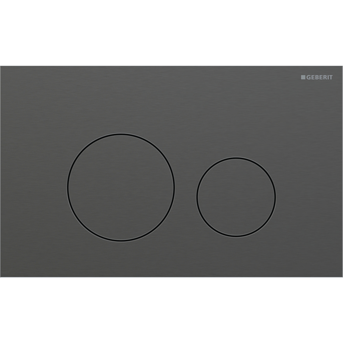 Geberit Sigma40 bouton de chasse d'eau pour WC noir 115.628.QD.1