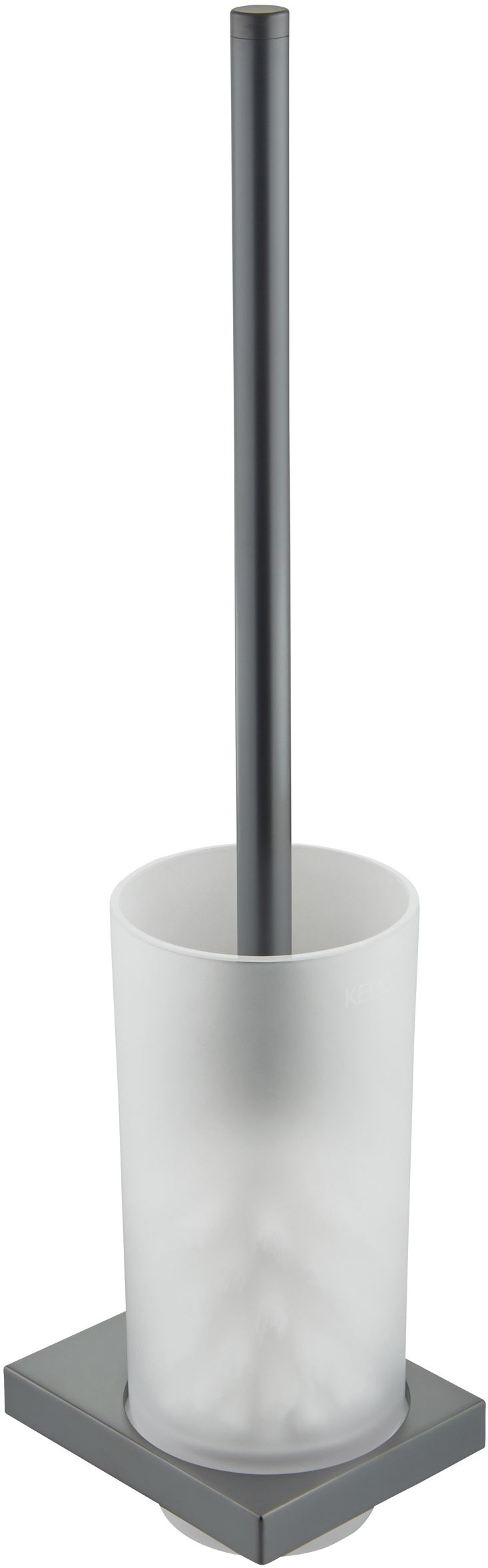 Keuco Edition 11 brosse wc à visser chrome-verre-noir 11164139000