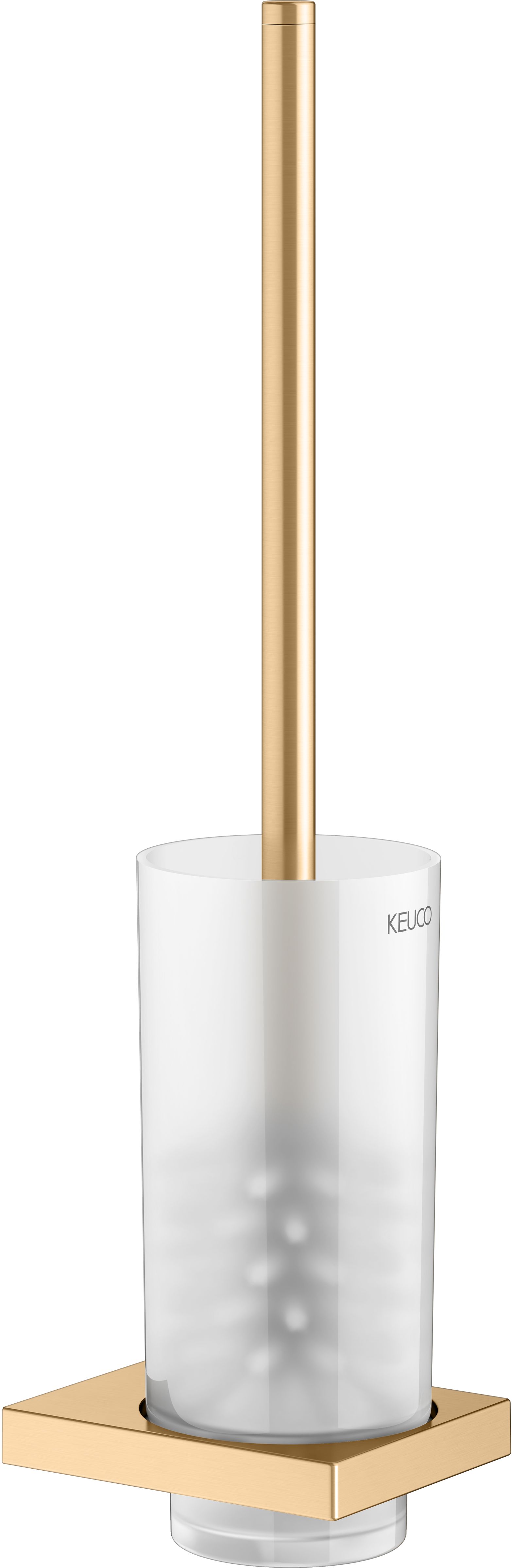 Keuco Edition 11 brosse wc à visser verre-laiton 11164259000