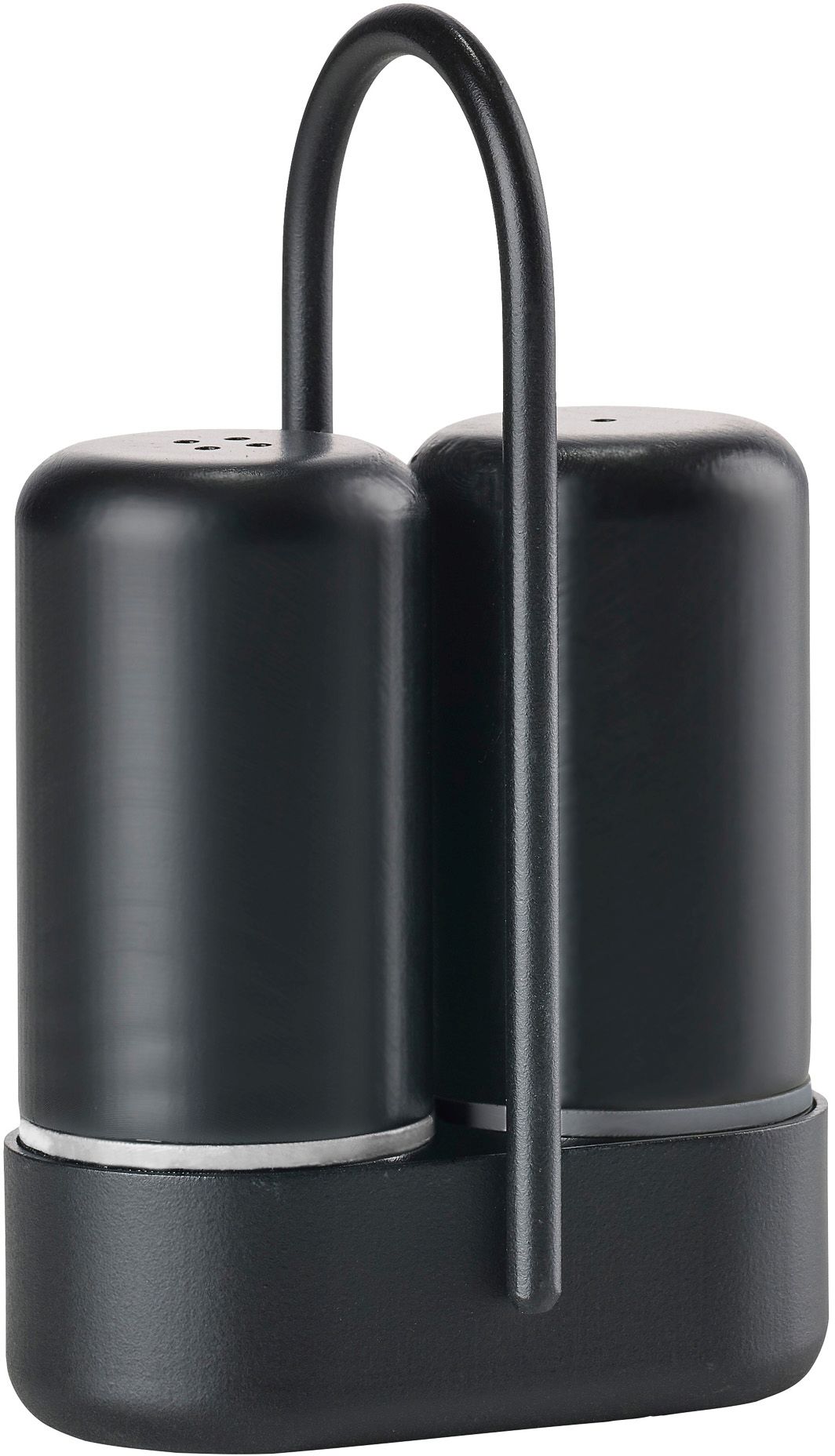 Zone Denmark Solo salière et poivrière 6.5x3.3x8.9 cm noir 10542