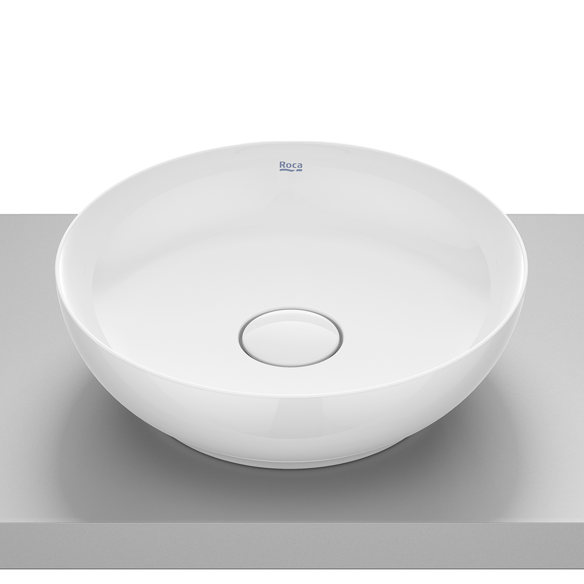 Roca Bol lavabo 42.5x42.5 cm ronde à poser blanc brillant A32787M000