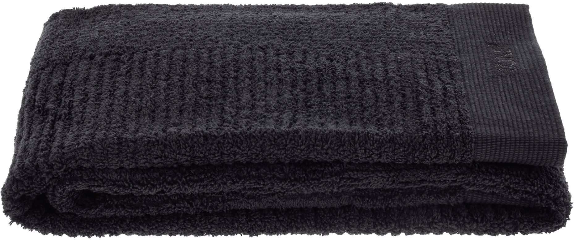 Zone Denmark Classic serviette 140x70 cm coton noir 330491