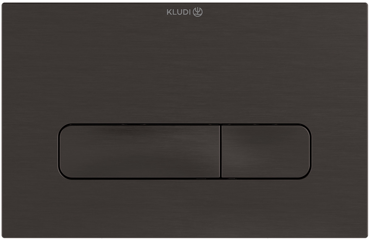 Kludi Unifix bouton de chasse d'eau pour WC noir 30PP01N2