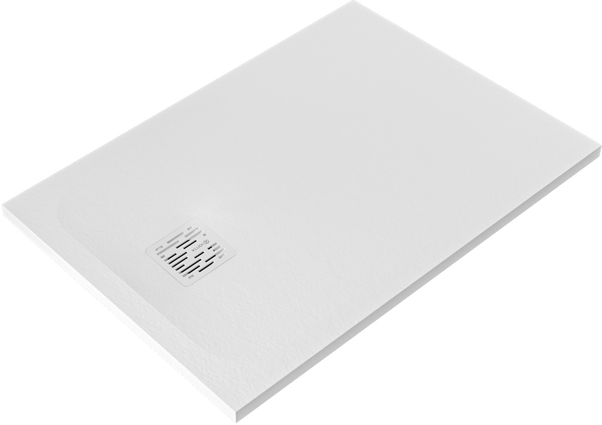 Kludi Terra receveur de douche rectangulaire 100x70 cm blanc 08DW0353