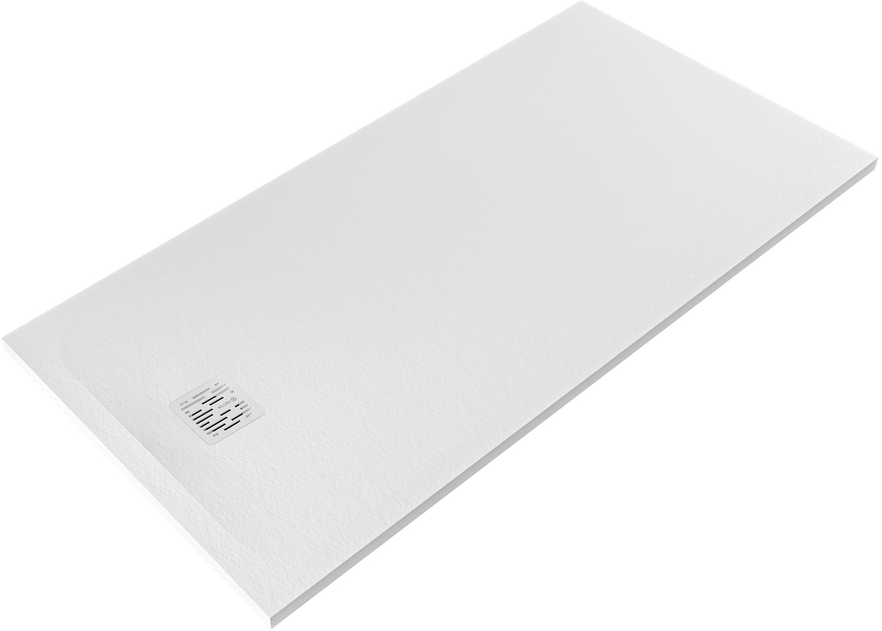Kludi Terra receveur de douche rectangulaire 160x80 cm blanc 08DW0553