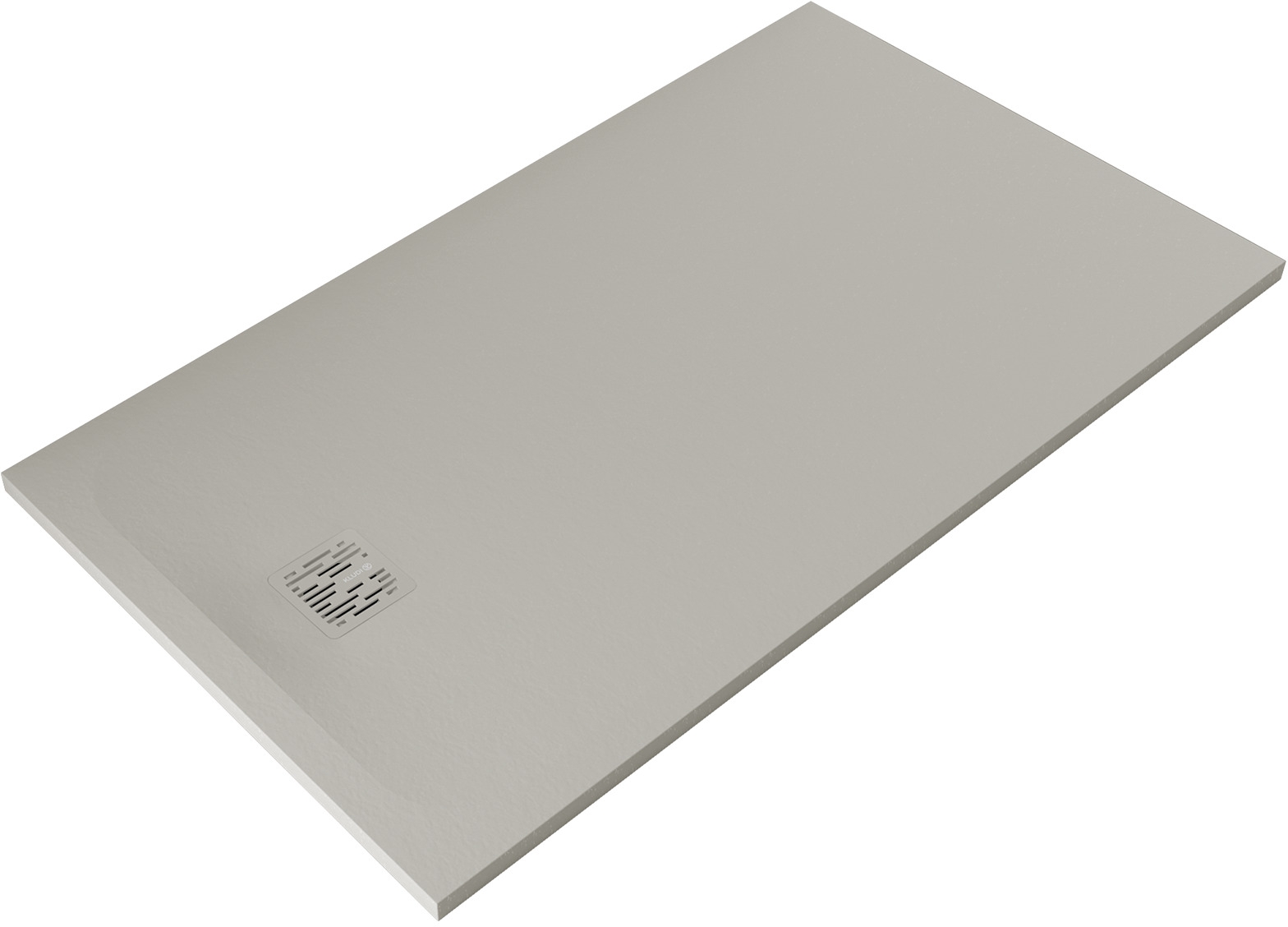 Kludi Terra receveur de douche rectangulaire 140x80 cm gris 08DW06O2