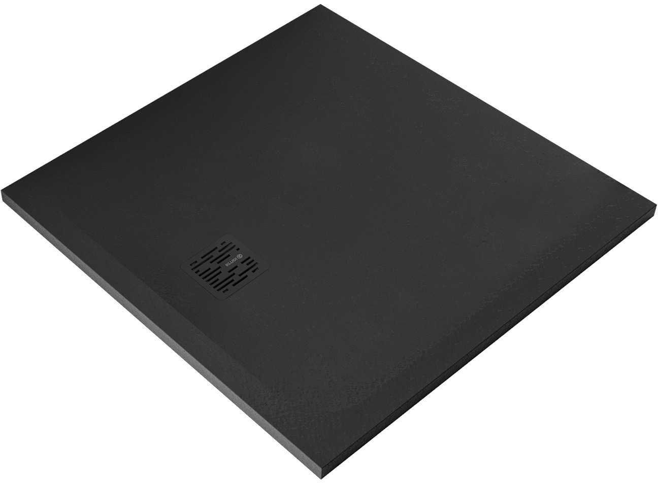 Kludi Terra receveur de douche carré 90x90 cm noir 09DW0939