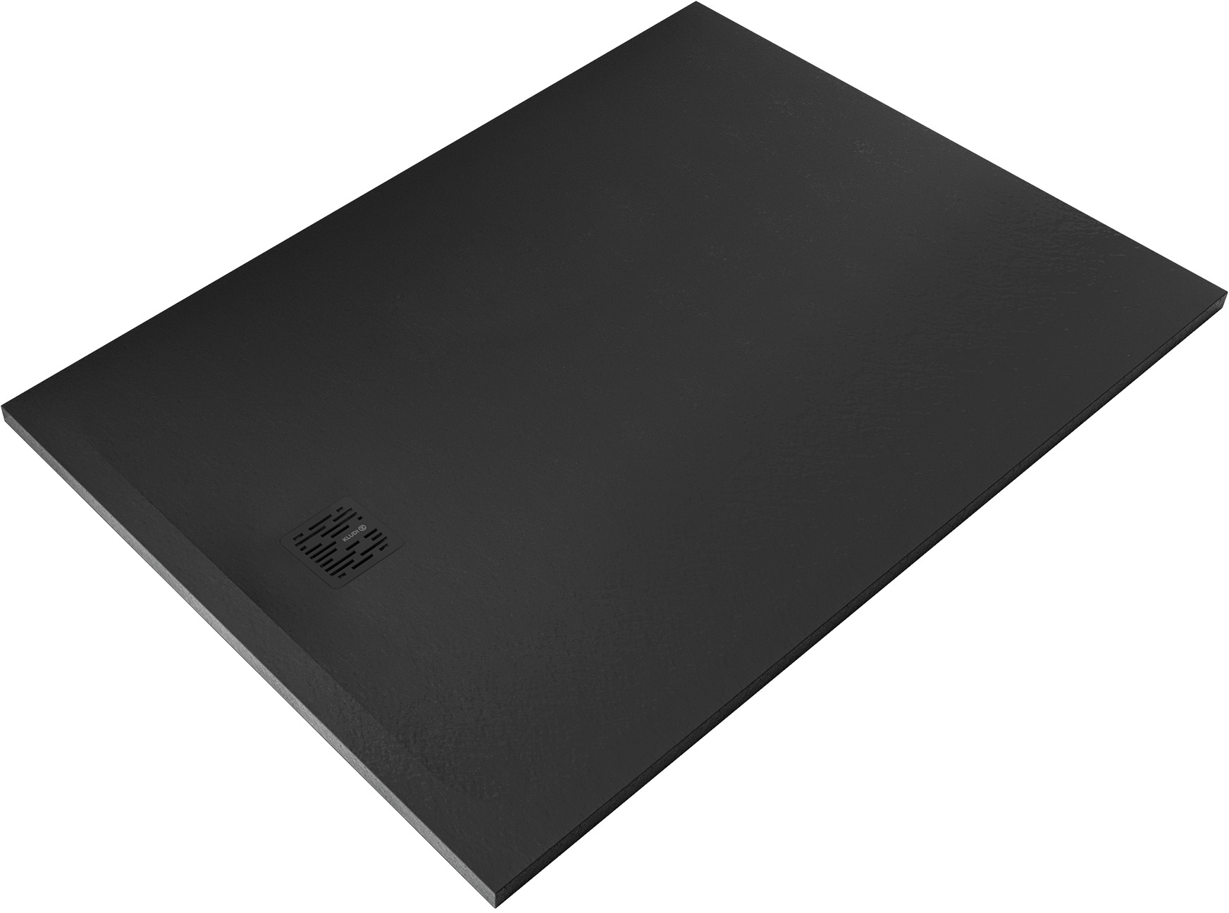 Kludi Terra receveur de douche rectangulaire 140x100 cm noir 08DW1639