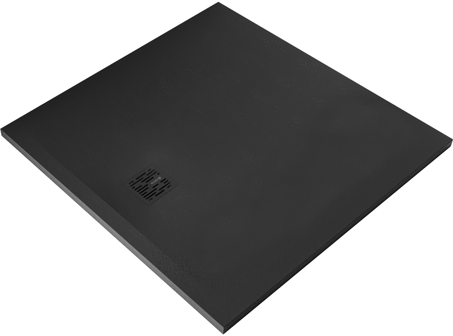 Kludi Terra receveur de douche carré 100x100 cm noir 08DW1839