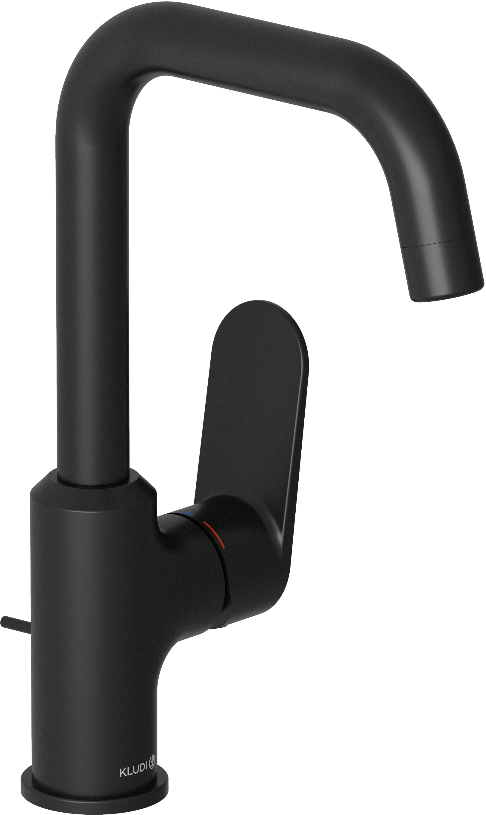 Kludi X1 mitigeur de lavabo sur pied noir 320273975