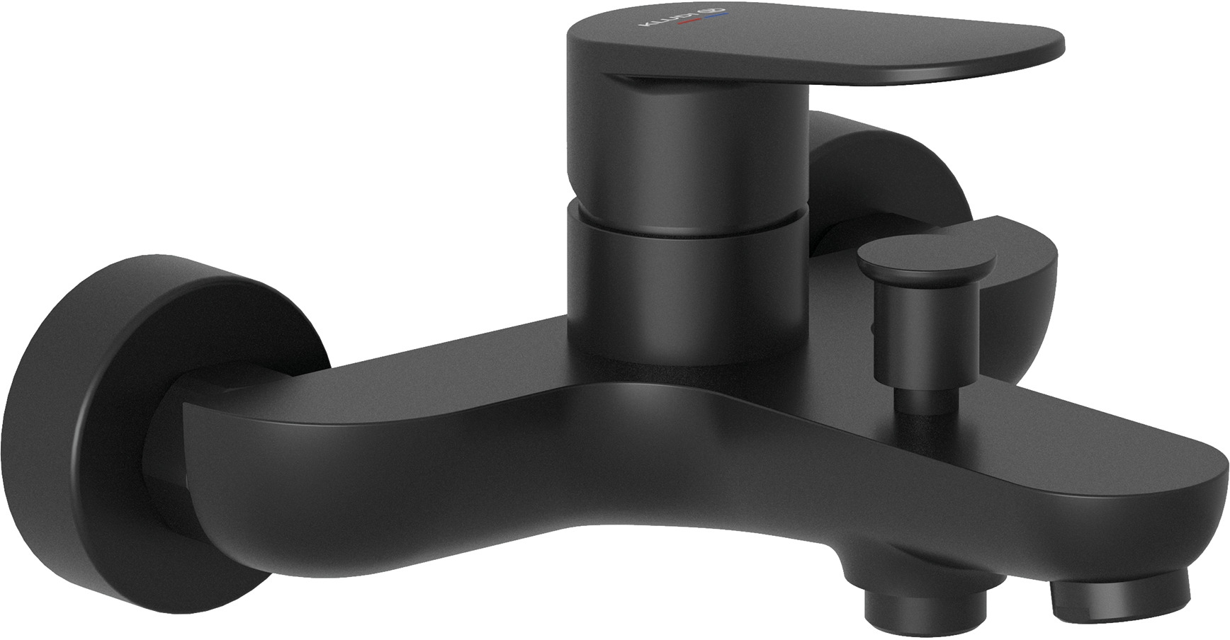 Kludi X1 mitigeur bain-douche murale noir 326913975