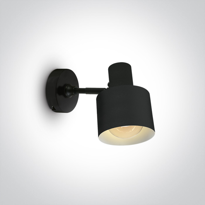 One Light Serena K applique murale 1x10 W noir 60118/B