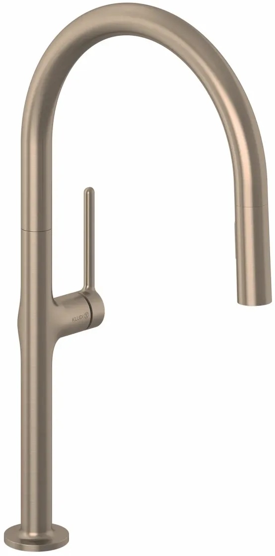 Kludi Reef mitigeur de cuisine sur pied marron 50851N175