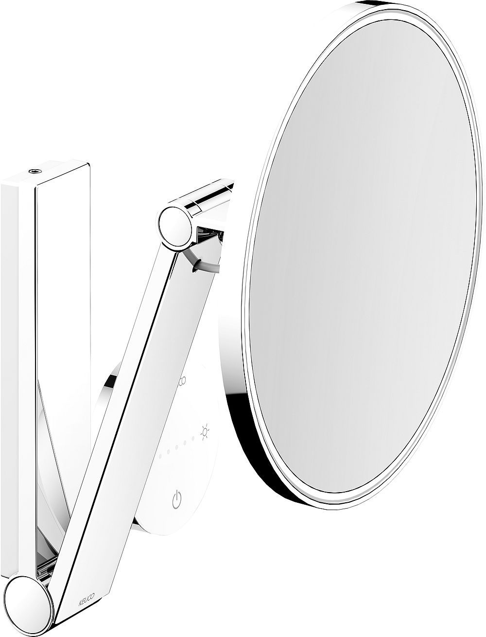 Keuco Cosmetic mirrors miroir cosmétique 21.2x31.4 cm arrondi avec éclairage 17612030000
