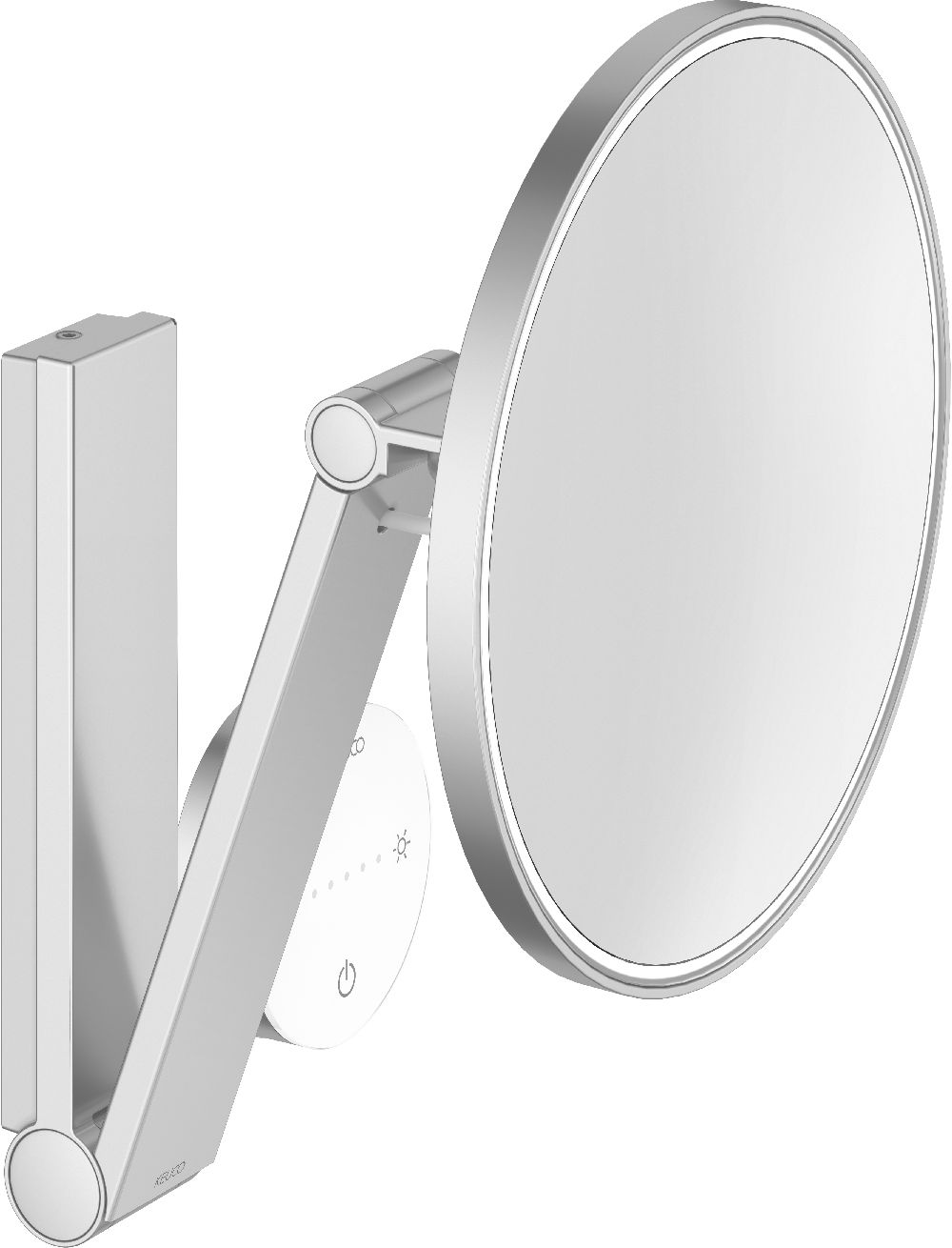Keuco Cosmetic mirrors miroir cosmétique 21.2x31.8 cm arrondi avec éclairage 17612179002