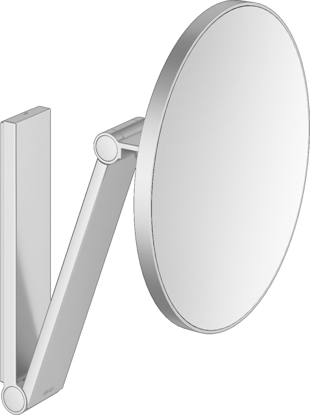 Keuco Cosmetic mirrors miroir cosmétique 21.2x31.4 cm arrondi avec éclairage 17612210000