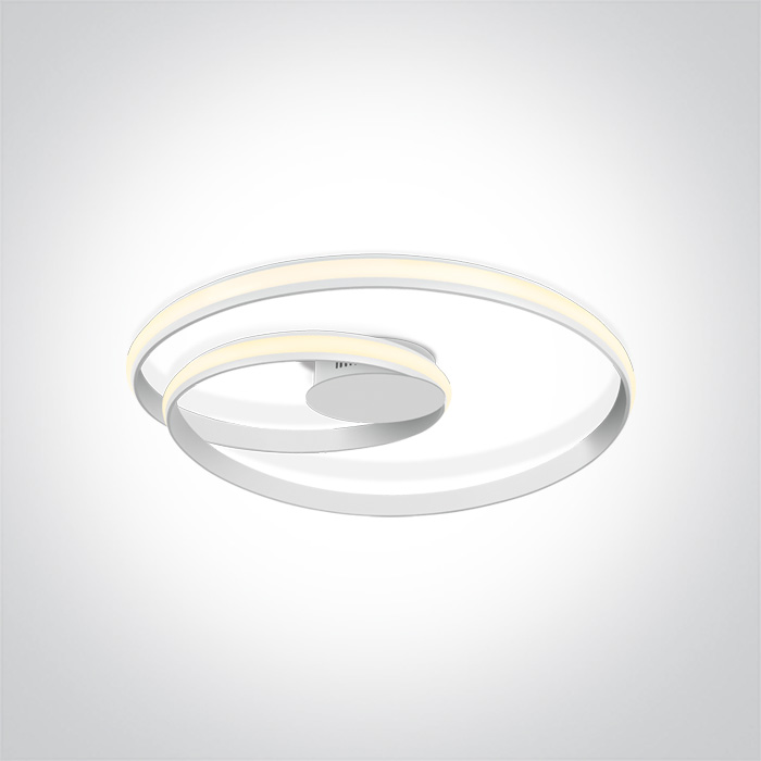 One Light Sion plafonnier 1x30 W blanc 63066/W