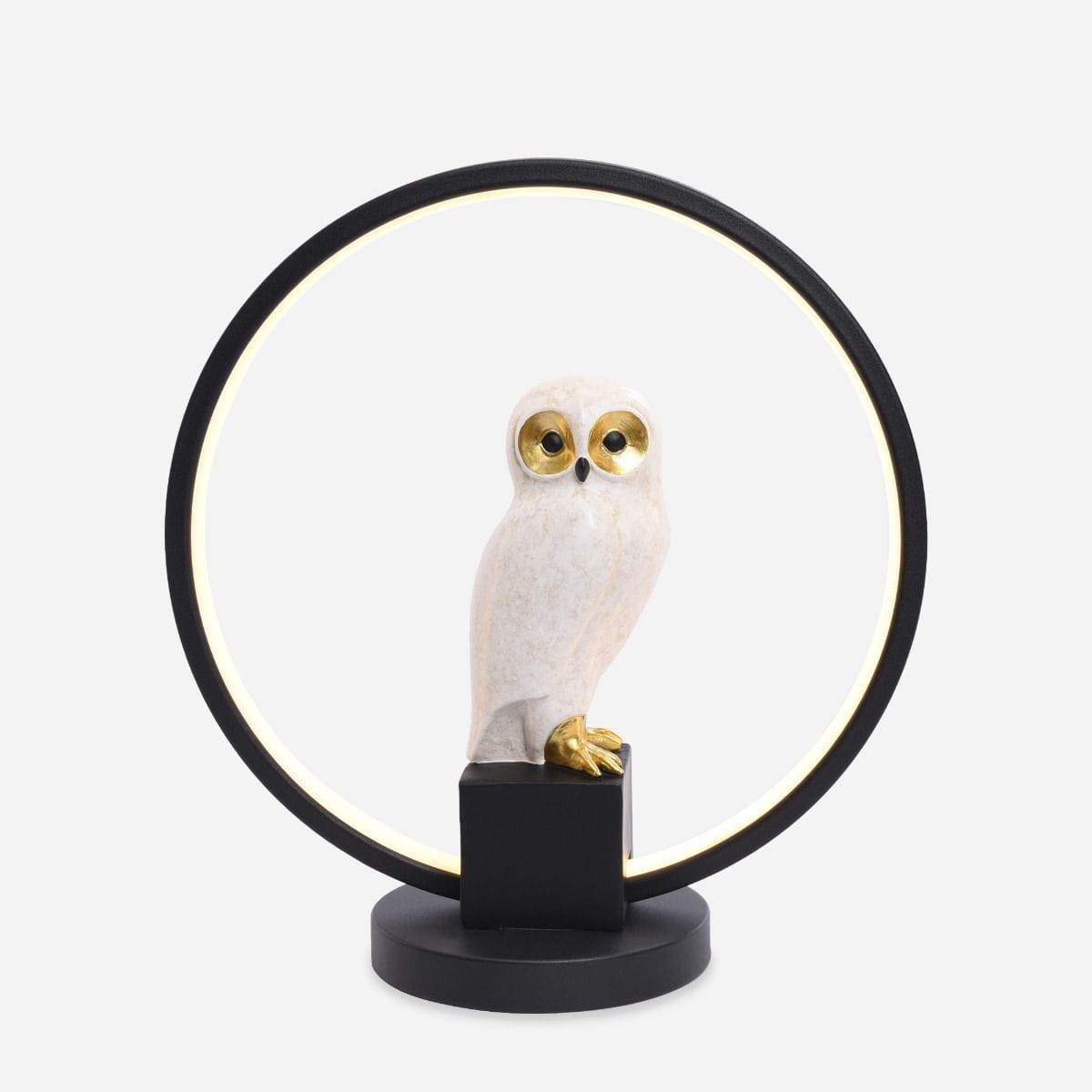 Zuma Line Sowa lampe de nuit 1x4 W blanc-noir-doré EX04F332U-1