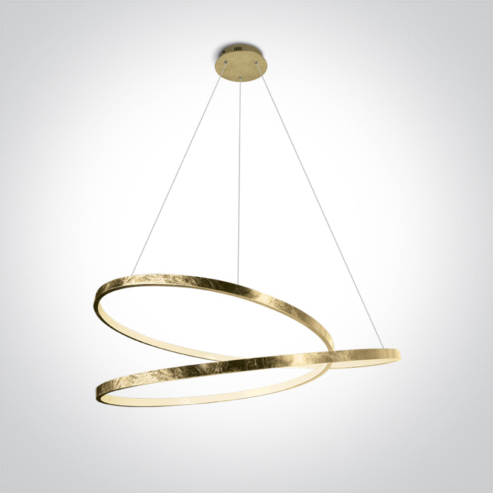 One Light Randa lampe suspendue 1x40 W laiton 63068A/BS