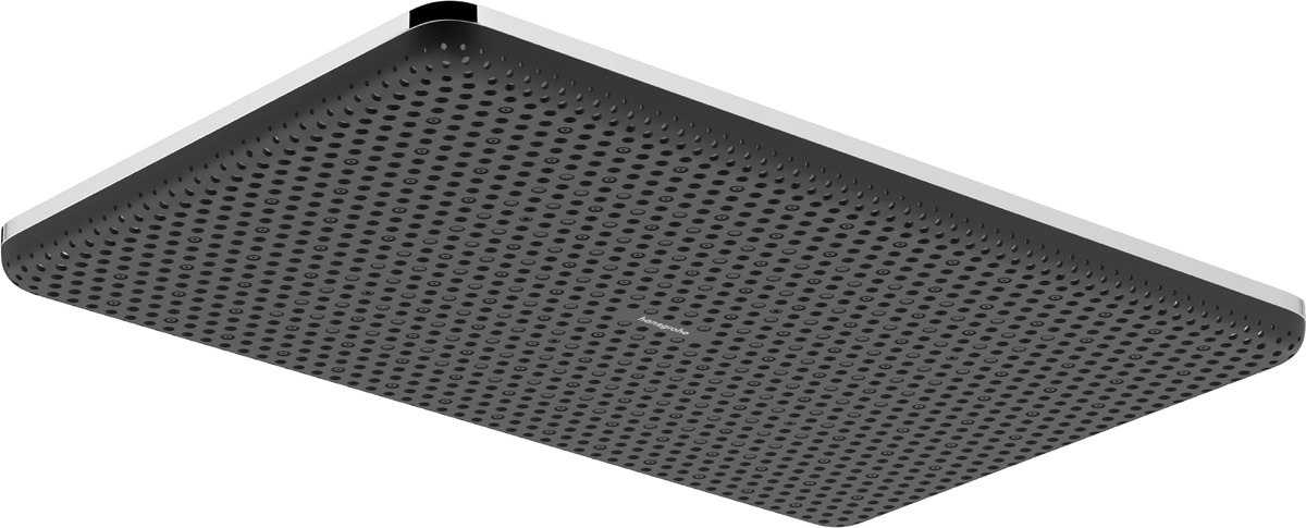 Hansgrohe Raindance Alive Q douche à effet de pluie 34.3x21.4 cm rectangulaire chrome 24531000