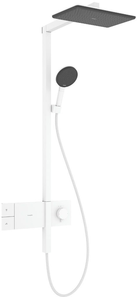 Hansgrohe Raindance Alive Q ensemble de douche mural avec thermostat oui blanc 24581700