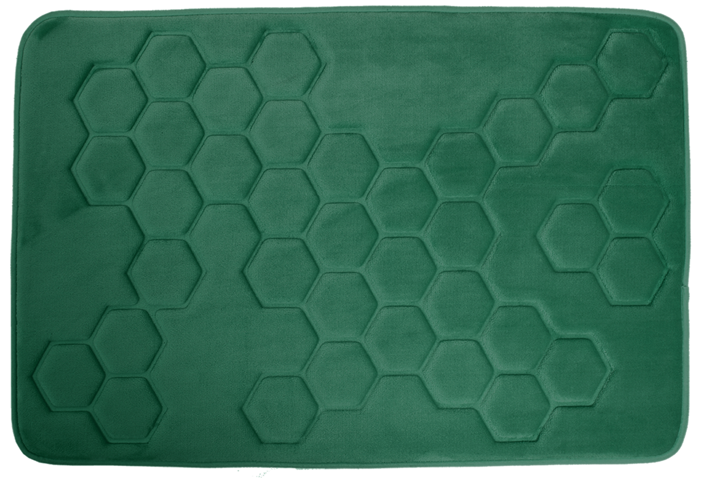Hyggli Honey tapis de bain 90x60 cm rectangulaire vert 70-092