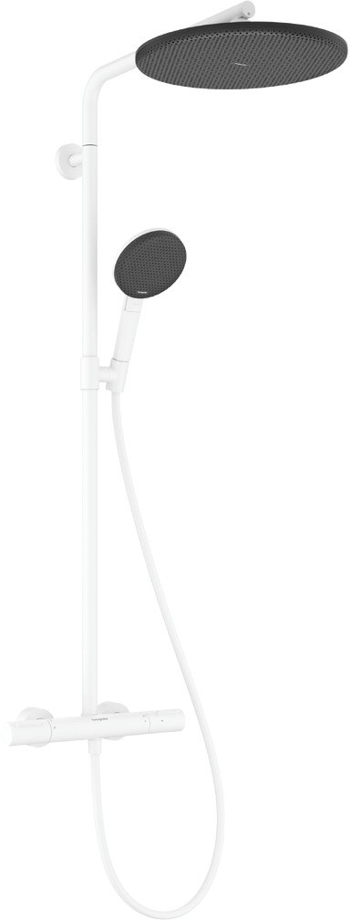 Hansgrohe Raindance Alive S Puro ensemble de douche mural avec thermostat oui blanc 24592700
