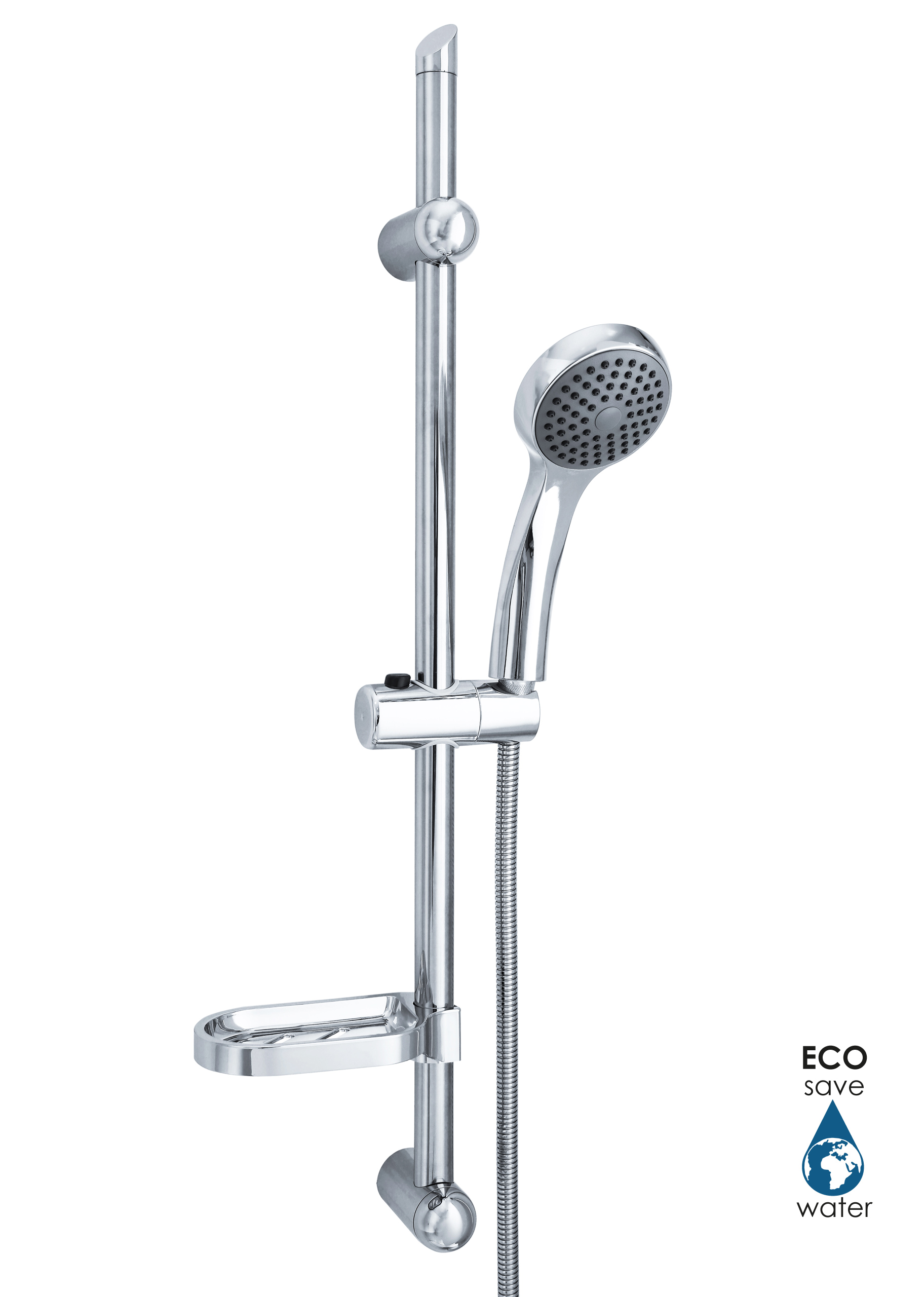 Hyggli Eco ensemble de douche mural chrome 14-125