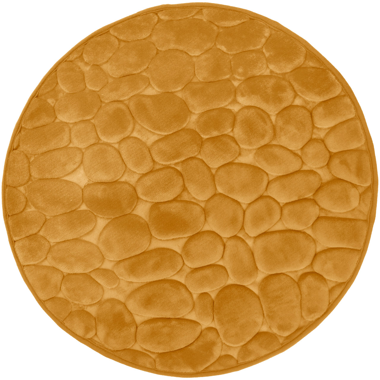 Duschy Bellarina tapis de bain 60x60 cm rond doré 767-41
